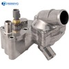 RARAYC Aluminum Thermostat Housing Kit Ford Coolant Compatible With Explorer