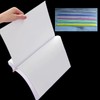 10PCS Clear A4 Slide Binders White Binding Bars Slide Grip,Plastic