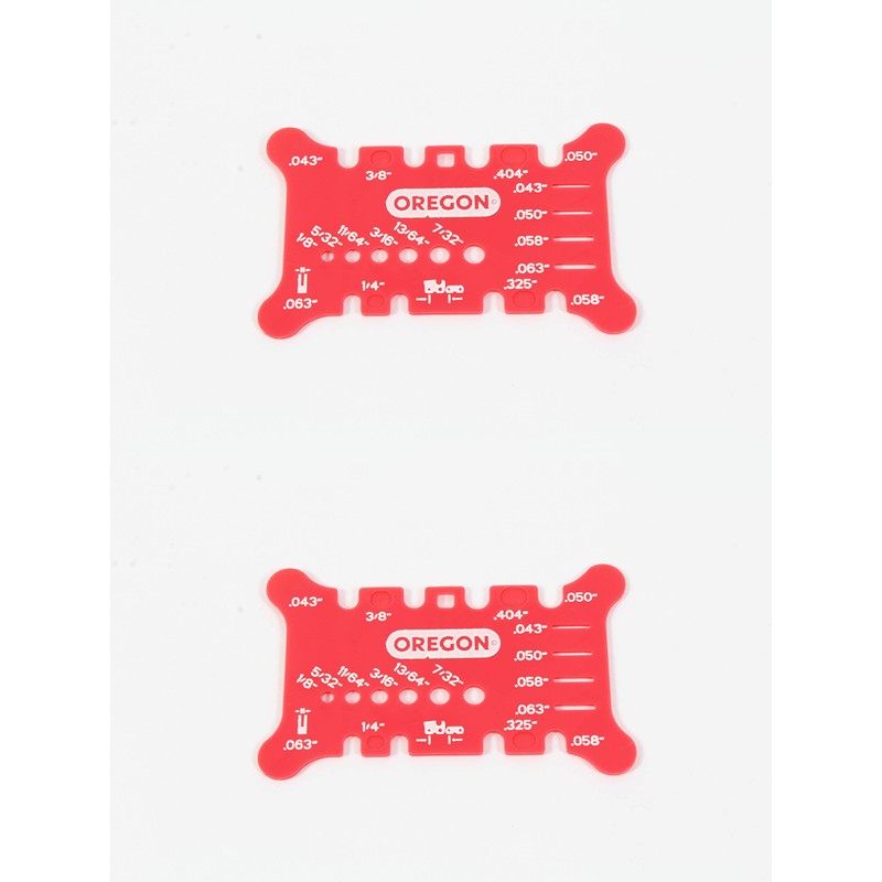 Oregon 2 Pack 556418 Chainsaw Guide Bar and Chain Measuring