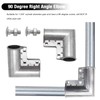 MDEOOSKY 4pcs Chain Link Fence Gate Corners Chain Link Gate