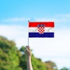 5x3ft Double Sided Croatia National Flag Banner with Two Brass