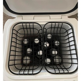 2-Pack Cooler Basket Compatible with Yeti Roadie 24, Dry Goods Wire Cooler Rack Storage Will Keep Smaller Items Dry and Stay Goods High for Roadie 24 Ice Chest Good to Hold Fruit, Utensils, etc