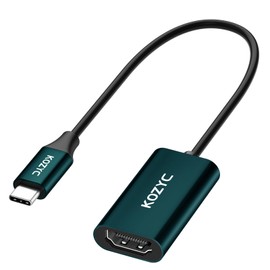 USB C to HDMI 4K Adapter, Type-C to HDMI Converter, Compatible with Thunderbolt 3, DP 1.2/1.4 alt Mode Support 4K 30Hz, 3D, Copy & Extended Display for Laptop, MacBook Pro, UHDTV, Green