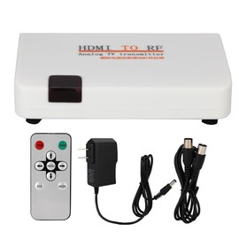 HDMI RF Coaxial Converter Adapter Box 1080P HD Support for Old TV Indoor Antenna CCTV DVR Home Theater (100-240V) (US Plug)