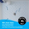 SlipX Solutions 27" Oversize Square Shower Mat, Non-Slip Mat for
