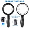 Magnifying Glass with Light, 30x 60x Magnifying Glass for Reading