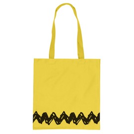INTIMO Peanuts Charlie Brown T-Shirt Top Costume Design Tote Bag Single Compartment Utility Beach Pool Medium