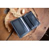 Gusti Gabe Men's Leather Wallet, Black Leather, black, Classic