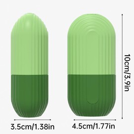 Molde de silicona Ice Roller Stripe - Ideal para aquellos que buscan beneficios para el cuidado de la piel y la belleza, eliminación de arrugas, acné y estiramiento de la piel.(Brown)