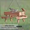 Cedar Picnic Table Bird Feeder - Made in USA