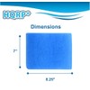 HQRP 6-pack Polyester Filters compatible with BetterVent Indoor Dryer Vent