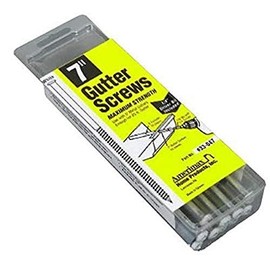 AMERIMAX HOME PRODUCTS 33047PK 7-Inch Screw/Ferrule, White, 10-Pack , Gray