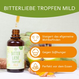 BitterLiebe - Bitter Drops without Alcohol - According to Hildegard von Bingen - The Original from Die Höhle der Löwen - High Dose Bitter Substances Drops Alcohol-free (1)