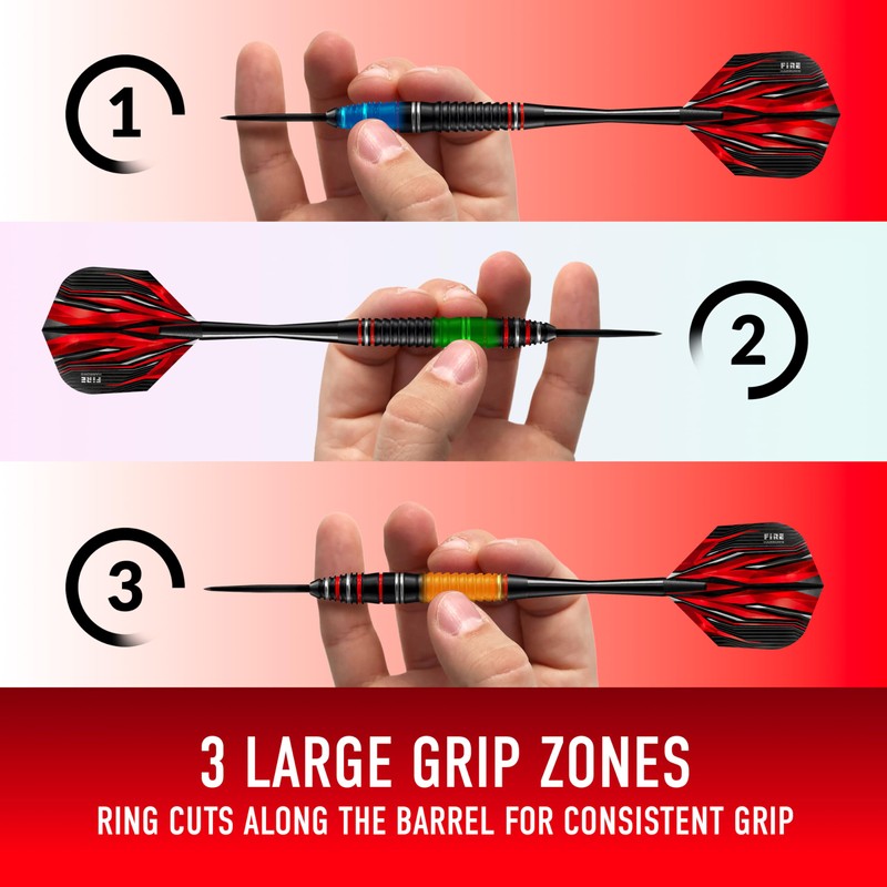 Harrows Fire High Grade Alloy Steel Tip Darts Set 21