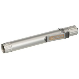 Gima - GIMA Professional Pen Light LED Diagnostic Light Metal Silver Color Push Button On/Off