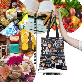 PYOUL 90's TV Classic TV Show Gift W’s World Tote Bag Wayne & Garth Handbag 90s Movie Meme (Ws World Tote)