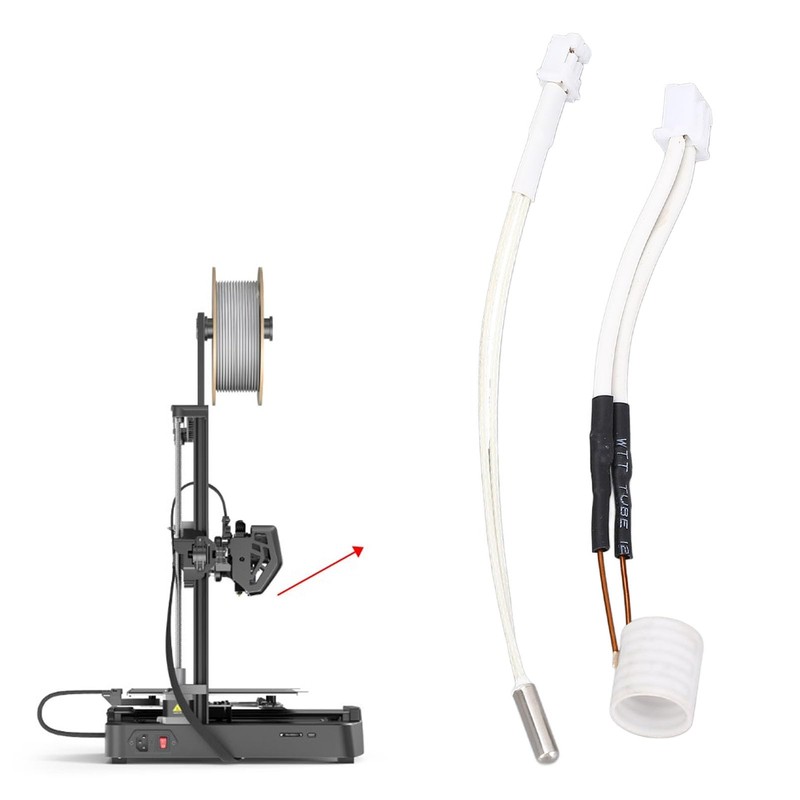 Ender-3 V3 KE Round Ceramic Heating Ring Thermistor Wire Kit