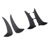 1 Pair Rear Bumper Spoiler Air Vent Cover Left Right
