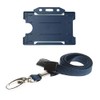 ALG ID Cards® Dark Blue ID Card Badge Holder -
