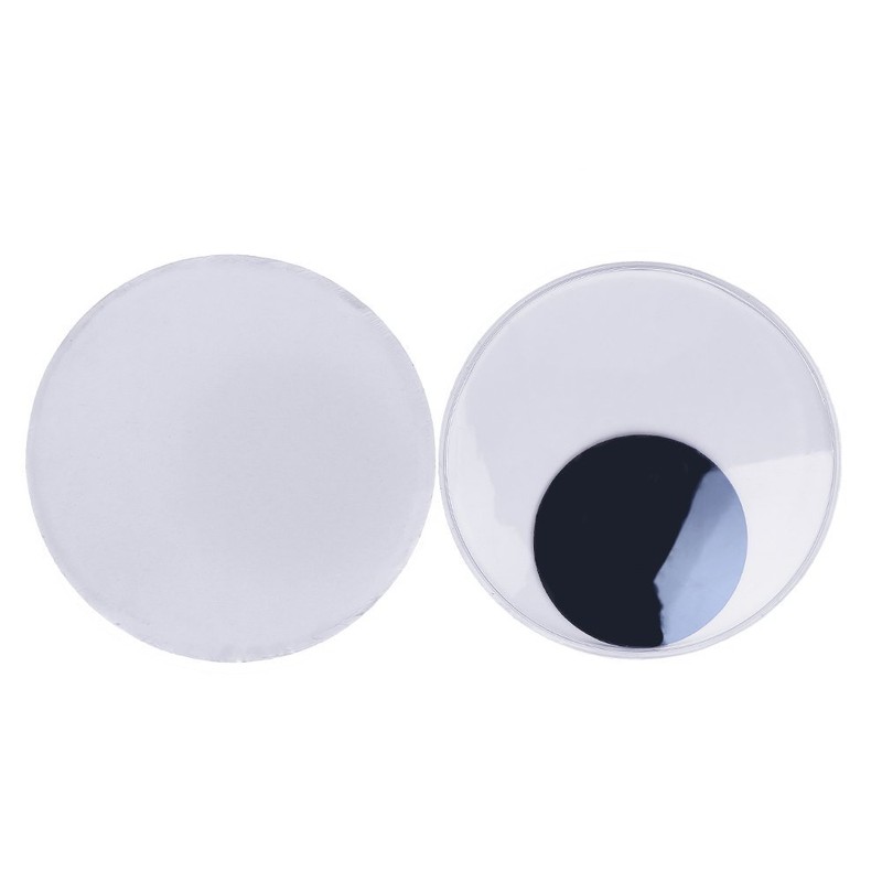 DECORA 3 Inch Large Sized Plastic Wiggle Googly Eyes with