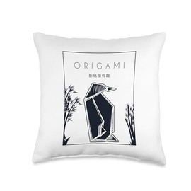 Best Easy Origami Crane Paper Gifts For Beginners Chinese Hanzi Folding Owl Paper Crane Master Origami Throw Pillow, 16x16, Multicolor