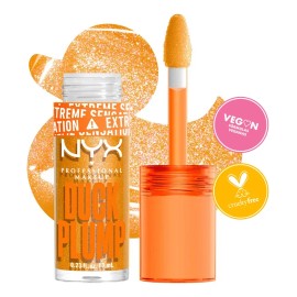 Gloss Voluminizador Transparente De Nyx Professional Makeup Naranja