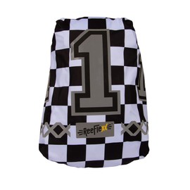REEFLEXX Chess One Cover Reflector Backpack Cover Size M for 20-35 Litre Backpacks Increased Visibility with Reflectors, Patterns and Colours