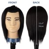DaizySight Barber Mannequin Head Male with 100% Human Hair, Male