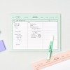 MUNID Subject Horizontal NotePads, 50 Sheets, 10.1 inches x 7.5