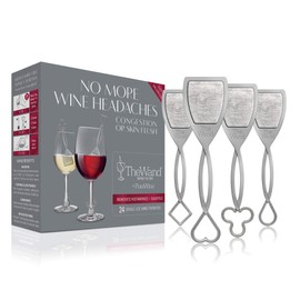 The Wand Wine Purifier (24-Pack) | No More Wine Headaches | Removes Histamines and Sulfites | With Twist-Off Wine Charms