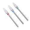 3pcs Ceramic Nail Drill Bit Set Gel Removal Nail Polishing