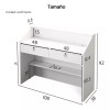 THATS COOL Mueble Recepcion Escritorio Con Cajones Para Oficina Negocio