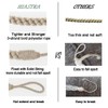 Hiastra Curtain Tiebacks Ropes, 2pcs Decorative Handmade Tie Backs Curtain