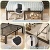 Yitong Angel 14 inch Full Size Bed Frame with Round