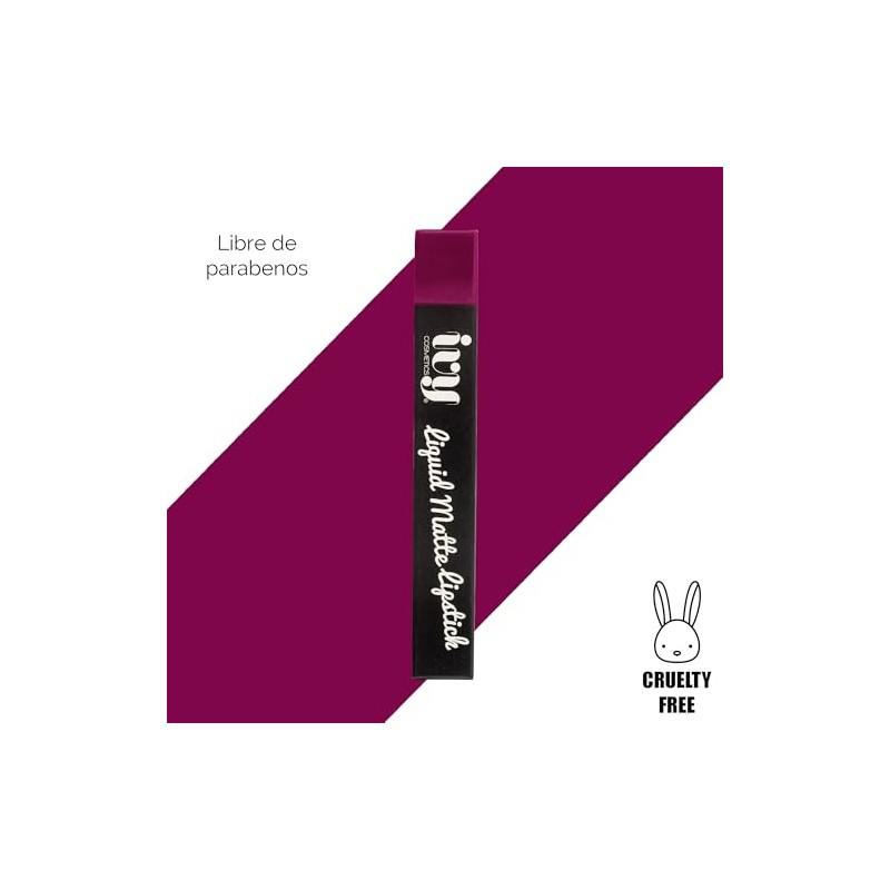 Labial Liquido Indeleble Mate IVY de Larga duracion | 8