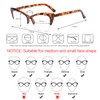 Bevi Blue Light Blocking Reading Glasses with Spring Hinges Magnifying