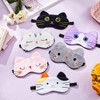 siawadeky Eye Mask, Light Blocking, Set of 5, Cute, Cat