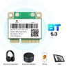MPE-AXE3000H WiFi 6E Mini Tarjeta PCIe - Adaptador de triple