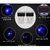 iJDMTOY Brilliant Red USB Plug-in Miniature/Nano LED Car Interior Ambient