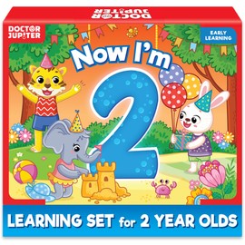 Doctor Jupiter Now I AM 2 | Educational Learning Toy for 2 Year Olds | Birthday Gift Ideas for Boys & Girls Ages 2+ | Preschool Learning Activities