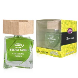 Tasotti Car Air Freshener, Luxury Perfume for Car and Home, Long-Lasting Air Freshener and Odor Eliminator, Secret Cube Collection (Lemon Squash)