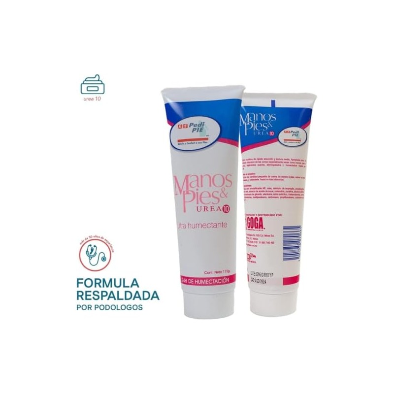Crema de Manos Y Pies 115g Crema Nutritiva de Rapida