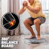 Advanced Wood Balance Board, 360 Degree Rotation and Tilt -