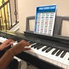 JINWEE Piano Chord Chart Poster, 1 Pcs Piano Chord Chart
