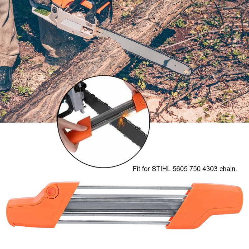 5.5mm 2 in 1 Chainsaw Sharpener Sharpening File Fit for