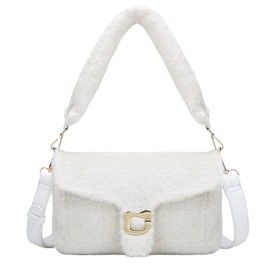 Travistar Handbag Women's Small Shoulder Bag Women's PU Leather Crossbody Bag Women's Shoulder Bag Evening Bag Clutch with 2 Removable Wide Strap Credit Card Slots, brown, Utility