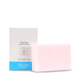 Omved ANANDA Himalayan Rose Ayurvedic Handmade Soap - 100% Natural, Vegan and Cold-Pressed - 100 g