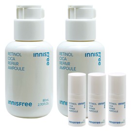 Innisfree Retinol Cica Trace Ampoule Large Capacity 80ml 2pcs+ / 이니스프리 레티놀 시카 흔적 앰플 대용량 80ml 2개+