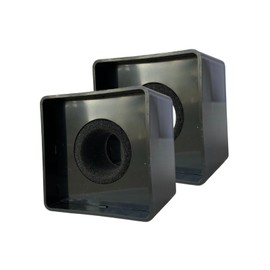 S.T.S.G Microphone Flag, Microgo, Microphone Clip, Interview, Logo, Advertising, News, Promotion, News Microphone, Simple, Easy to Install (Black, Square)