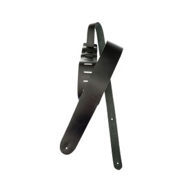 D'Addario Accessories Leather Guitar Strap - Guitar Accessories - Electric Guitar Strap, Acoustic Guitar Strap, Acoustic Electric Guitar Strap & Bass Guitar Strap - Classic - Black